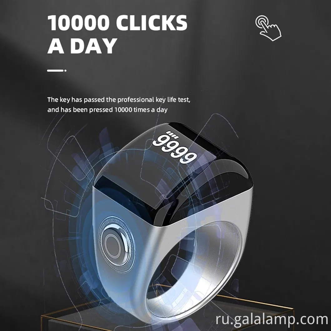 Умные цифровые кольца Tasbih - водонепроницаемый молитвенный счетчик с OLED -экраном